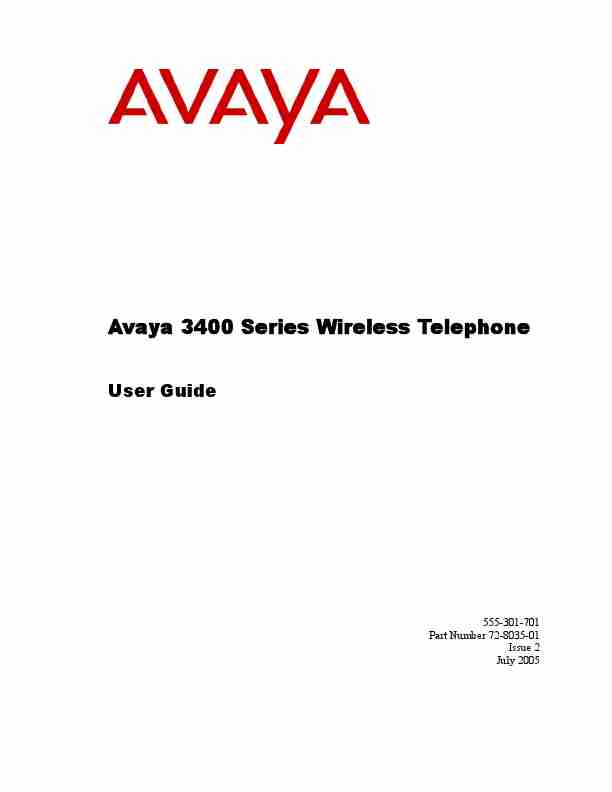 Avaya Cordless Telephone 3400 Series-page_pdf